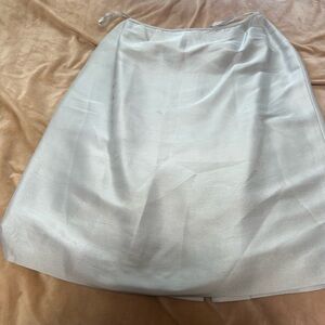 Kasper Gray Vintage Silk A-Line Skirt 4